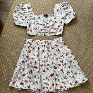 Lulus two piece outfit